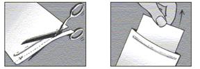 Descriptive graphic for patient information leaflet; described in leaflet text