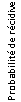Zone de Texte: Probabilit� de r�cidive