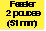 Fessier 2 pouces (51 mm)